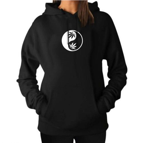 Yin yang cannabis leaf - cannabis, damen