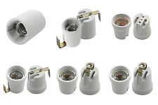 Fassung Keramik E27 E14 Lampenfassung Bügel Winkel Innengewinde LED Sockel NEU 