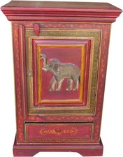 Bemalter Beistellschrank