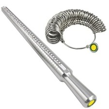 Metall Ringmaß Set mit Dorn &
