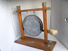 Antik Gong mit Hammer England