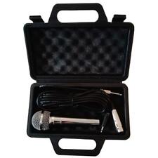 Dynamisches Mikrofon dynamisch Hand Gesang Rap silber Metall Mikro + Koffer ++