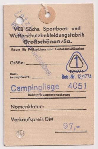 Veb sächs sportboot - veb, sportboot-