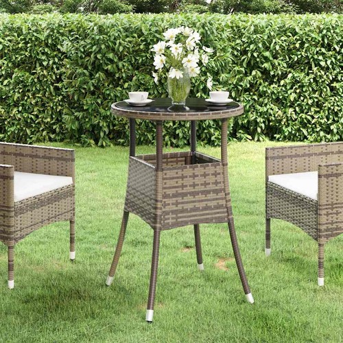 Gartentisch ø60x75cm hartglas - Ø60x75cm,