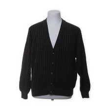 Breidhof, Strickjacke, Herren, Größe: 50, Braun/Schwarz, Musterstrick -rpK