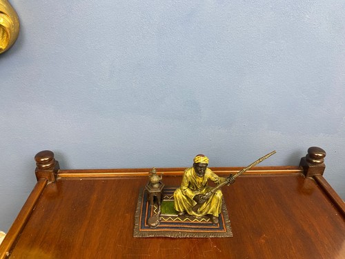 Farbige bronze skulptur winer - skulptur,