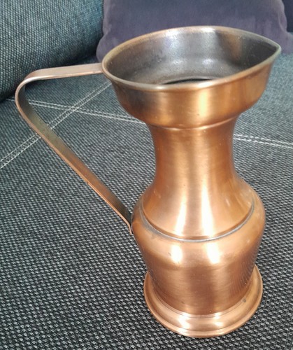 Kupferkanne krug mit henkel - mit,
