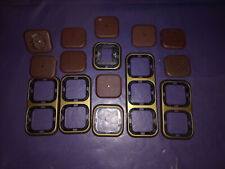 Busch Jäger Set - Braun / Bronze - Schalter, Rahmen und Wippen 15 tlg.