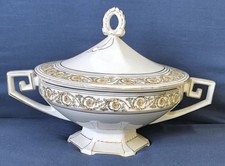 Terrine der Marke "MZ Austria" Jugendstil um 1900 2 Stk. selten