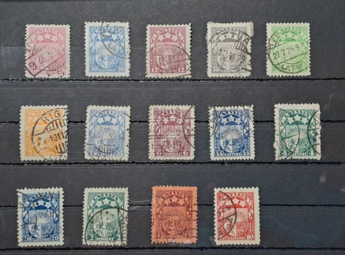 Lettland 1921 gestempelt - lettland,, 1921,