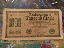 Mark 1000 tausend 1922 - mark,