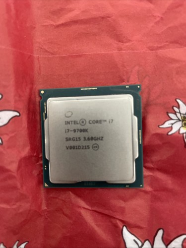 Intel core 9700k - core, 3,6ghz