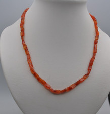 Carnelian Rectangle Necklace