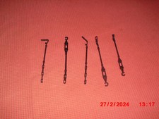 Playmobil :  Piratenschiff 4290 Ersatzteil Segelhalter lang schwarz Halterung 5x