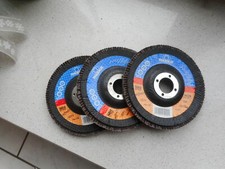 3 Stück Rhodius Lamellenschleifscheibe, 125 x 22,2, Korn 120