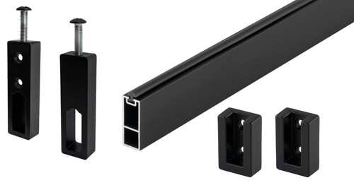 Schrankrohr eckig set - eckig,