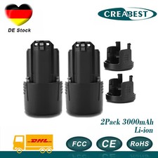 2x 10,8V 12V Li-ion Akku Für