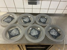 Glasteller , Gastro, Gastronomie, 6 Teller