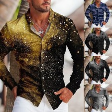 Party Herren Hemd Oberteile