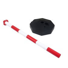 1x Absperrpfosten Kunststoff