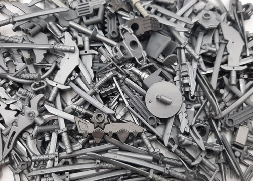 Lego waffen rüstungen silber - lego,