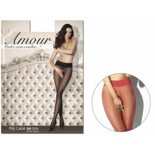 Rote strumpfhose mit einem - strumpfhose,