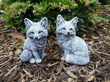 Steinfigur 2-er Set Fuchs