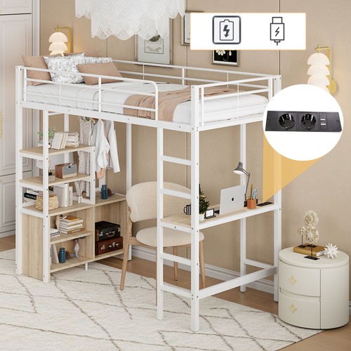 Hochbett kinderbett bett mit - hochbett,