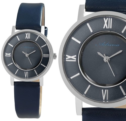 Damen blau silber uhr - damen,