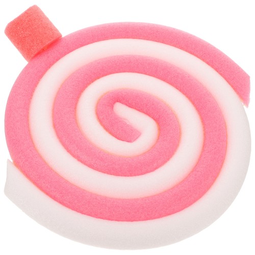 Realistic pink foam lollipop - pink,