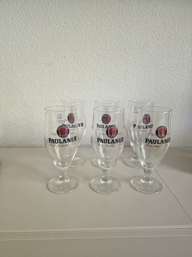Paulaner biergläser - 6x,