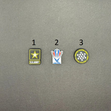 Croc charms / US Army