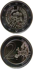 DEUTSCHLAND/GERMANY € 2 Euro 2015 (D) UNC (KM# 337) '25 Jahre Deutsche Einheit'