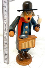 Räuchermann Ulbricht Drehorgelspieler mit Leierkasten Erzgebirge 18cm /P7.12/5