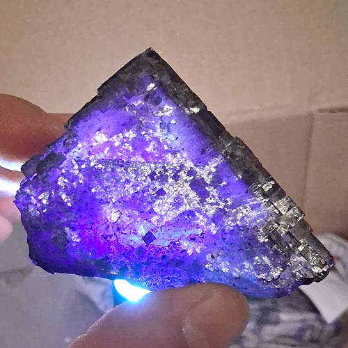 Fluorit mineralstufe - mineralstufe, (