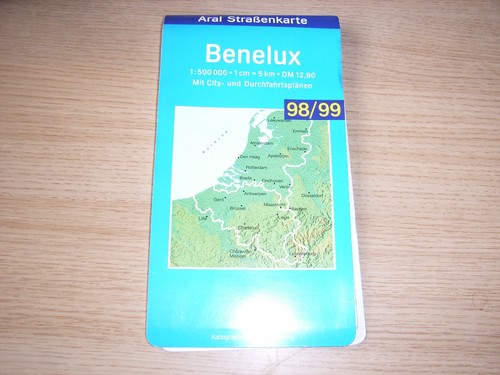 Aral straßenkarte benelux - straßenkarte,