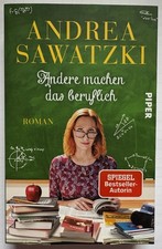 Andrea Sawatzki signiert Buch