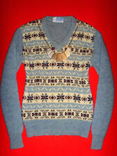 BELLISSIMA MODA ITALY LONGSLEEVE NORWEGER PULLOVER WOLLE ROMANTIK BoHo S 36 TOP!