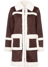 Neu Lammfellimitat-Jacke m