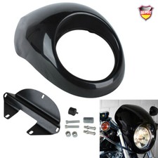Fairing Scheinwerfer Lampenmaske Verkleidung Für Harley Sportster Dyna Schwarz