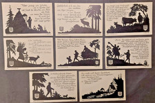 RRR Werbemittel 8 versch. AK zum Notgeld von NÖSCHENRODE i Harz Mehl 980, selten