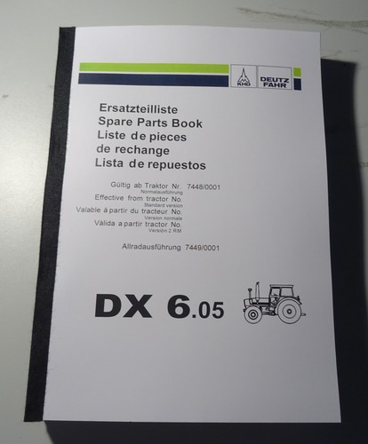 Ersatzteilliste deutz 05 - deutz, dx