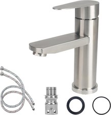 Edelstahl Waschtischarmatur