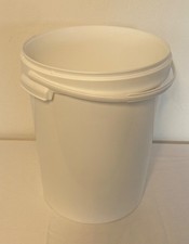 25 Liter Eimer mit Deckel und Kunststoffbügel lebensmittelecht, wie NEU