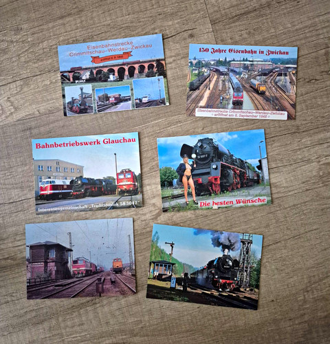 Konvolut eisenbahn postkarten - konvolut, eisenbahn-postkarten