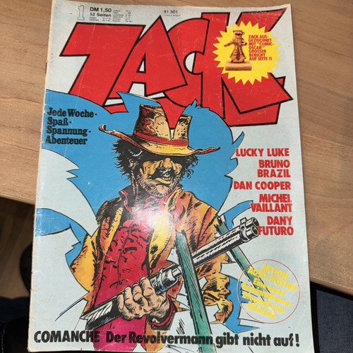 Zack comic heft - zack, nr.1