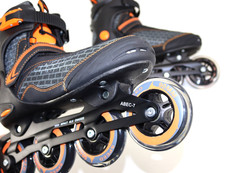 Inline Skates 90 mm Alu Chassis Softboot Damen Herren Größe 43 B-Ware