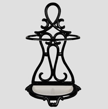 Stilvoller Regenschirmständer Gusseisen Emaille Frankreich Art Nouveau Stil 50er