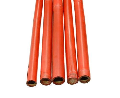 Bambusrohr rot gefärbt 200cm
