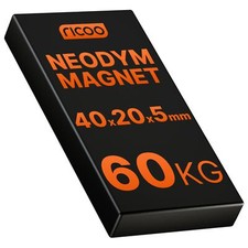 NEODYM DAUERMAGNET 40x20x5 mm